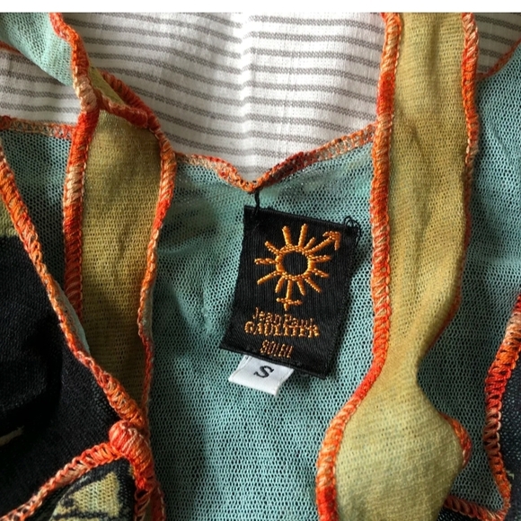 Jean Paul Gaultier Maori Tattoo Mesh Dress - Picture 3 of 5